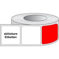 Ablösbare Etiketten