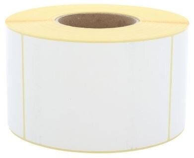 Thermoetikett 105 x 148 mm, permanent, weiß matt, Kern 76mm