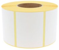 Papieretikett 100 x 70 •HWS80 •weiß matt...