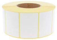 Papieretikett 80 x 25 •HWS80 •weiß matt...