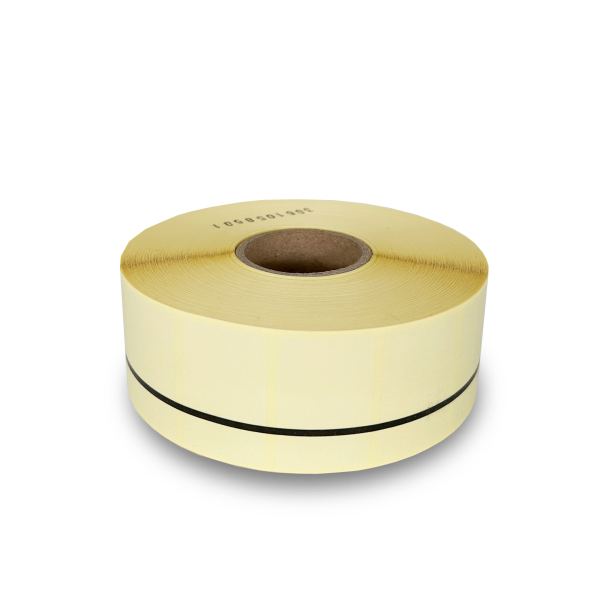 Papieretikett 40 x 25.5 mm, HWS80 weiß,  non perm.