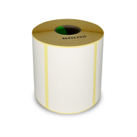 Papieretikett 100 x 45 •HWS80 •weiß matt...