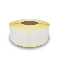 Papieretikett 80 x 25 •HWS80 •weiß matt...